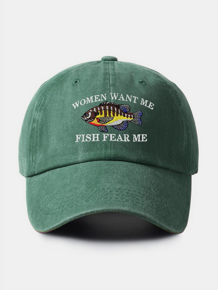 Casquette de baseball brodée Fun Fishing