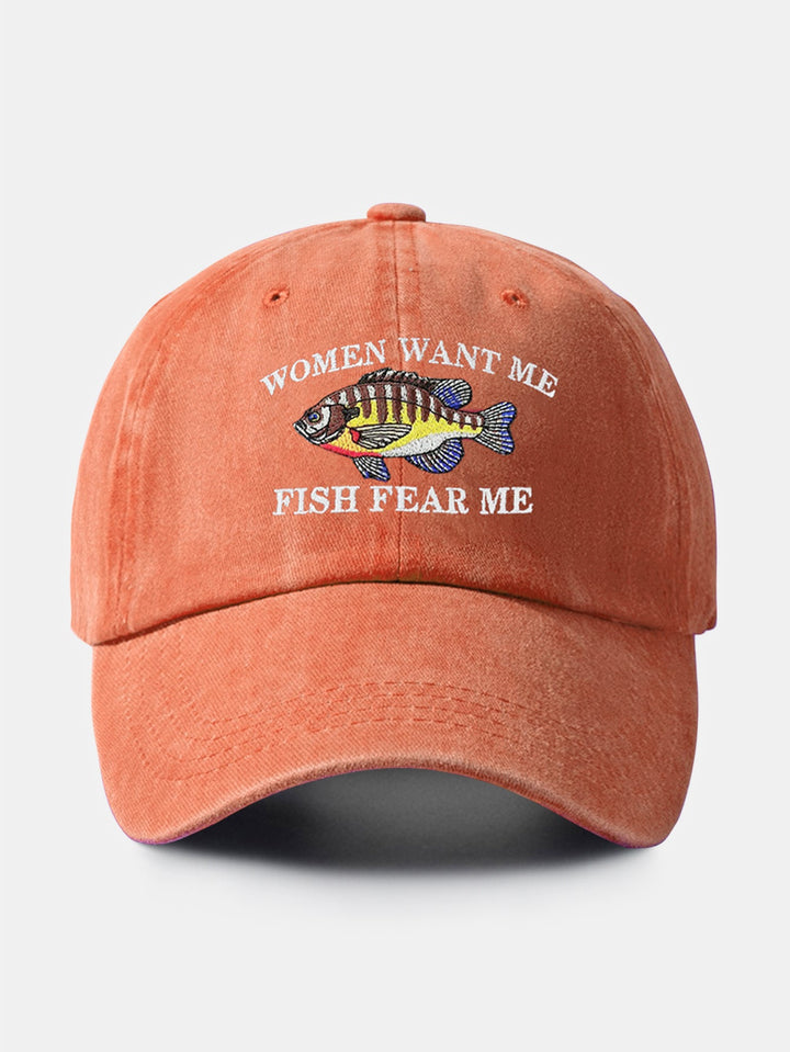 Casquette de baseball brodée Fun Fishing