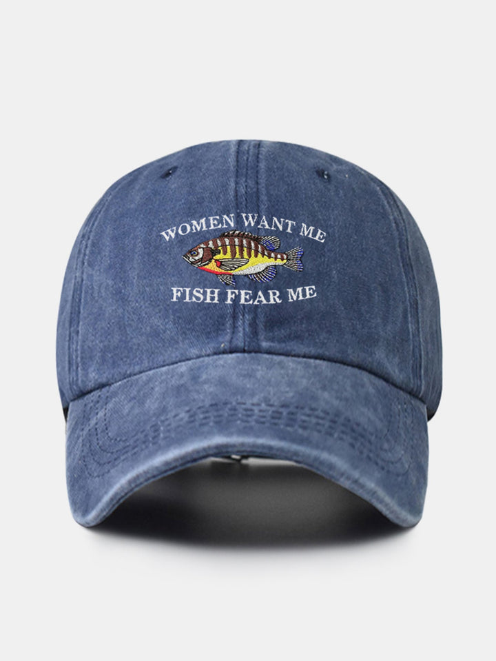 Casquette de baseball brodée Fun Fishing