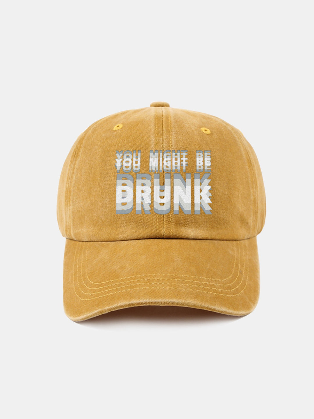 Casquette de baseball lavée "You Might Be Drunk"
