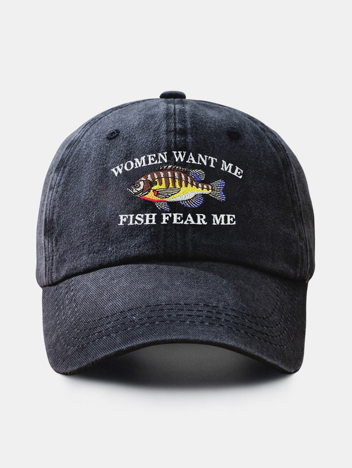 Casquette de baseball brodée Fun Fishing