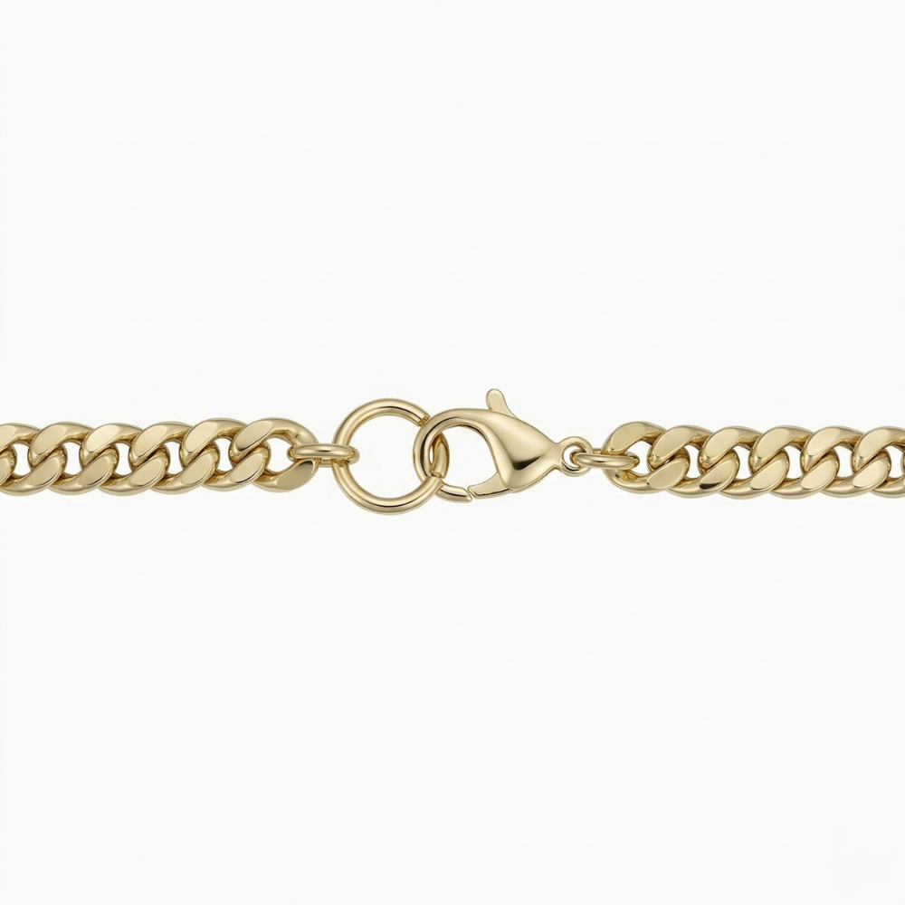 Bracelet Cubain en Or | Or