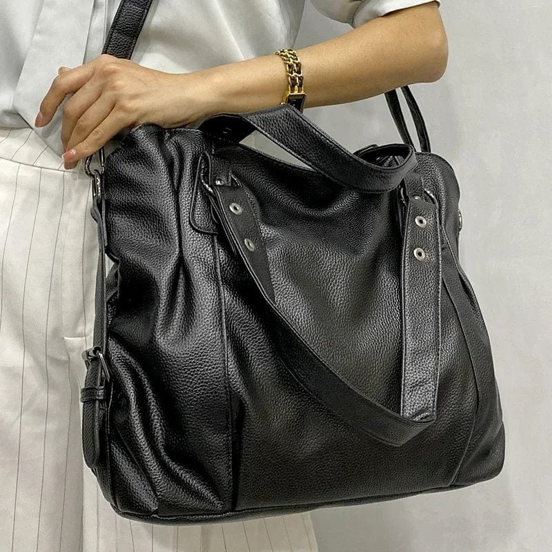 Sac à bandoulière en cuir élégant et multifonctionnel