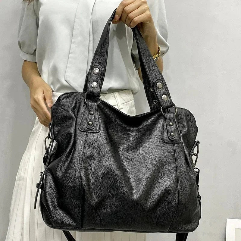 Sac à bandoulière en cuir élégant et multifonctionnel