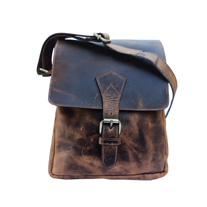 Sac à main pour femmes en cuir marron