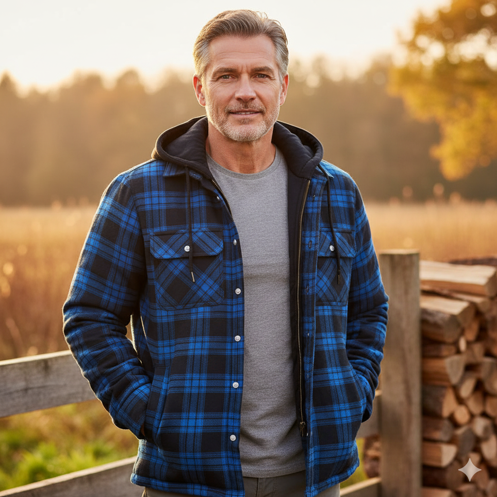 Mathieu – Manteau Chaud en Mélange de Laine Premium