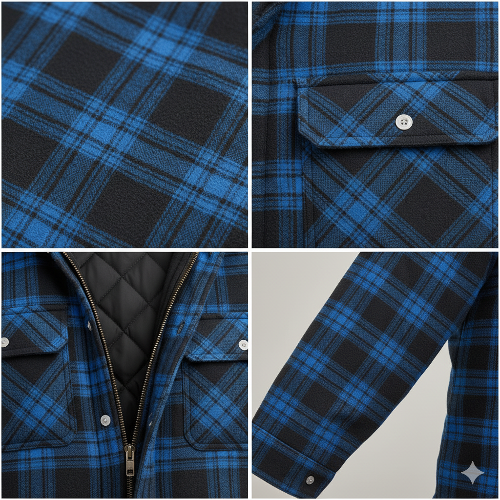 Mathieu – Manteau Chaud en Mélange de Laine Premium