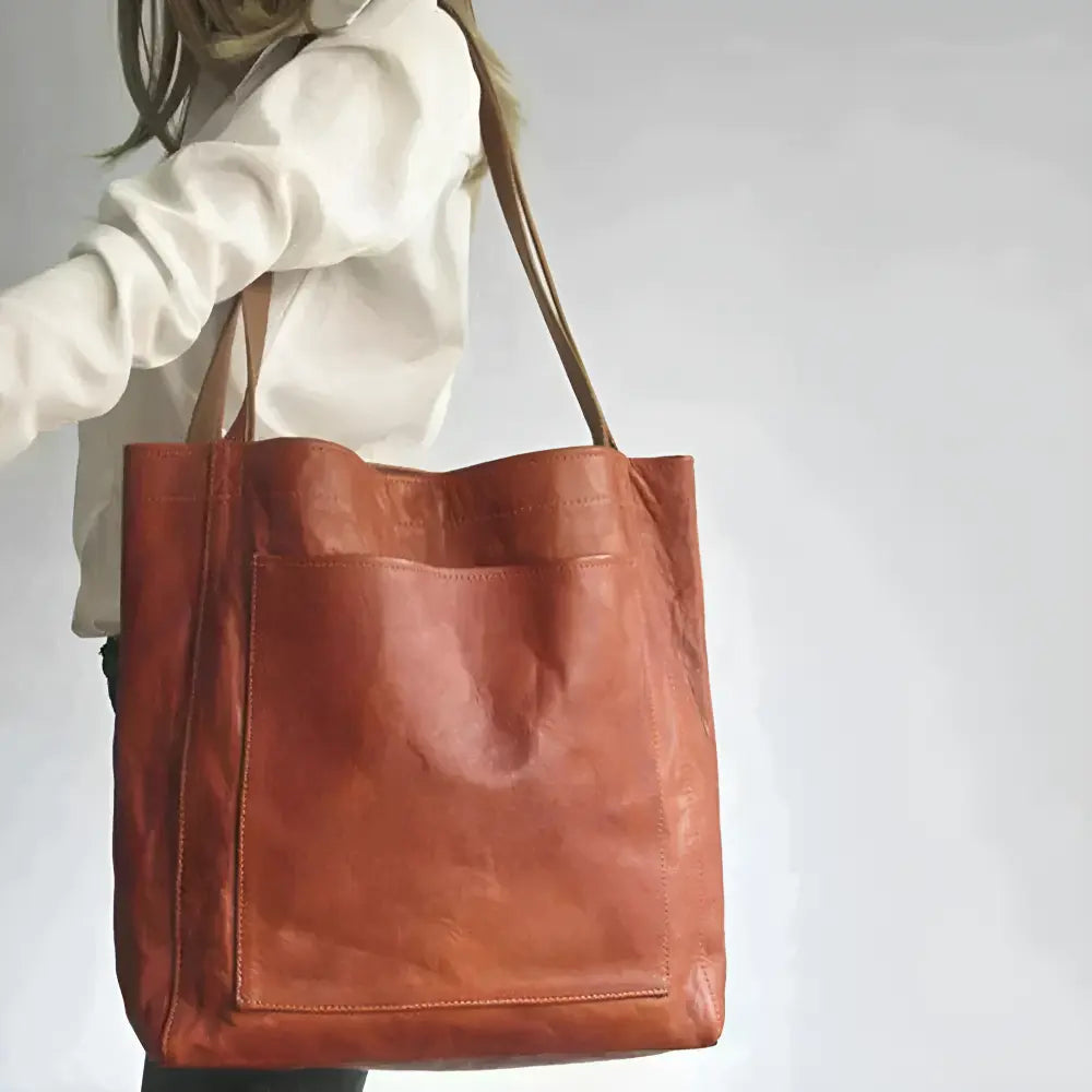 L'élégance contemporaine de Lorena | Sac à main en cuir élégant