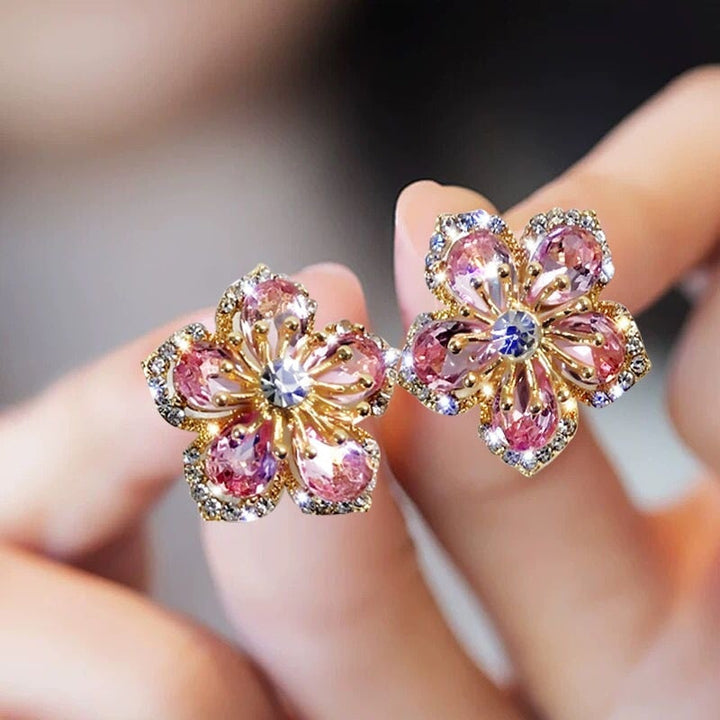 Luna™ | Boucles d'oreilles Multicolores en Zirconia Argenté