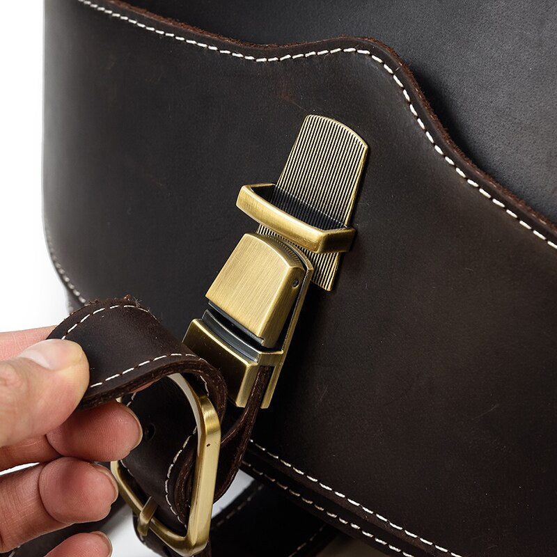 Sac à dos en cuir style coccinelle pour femmes