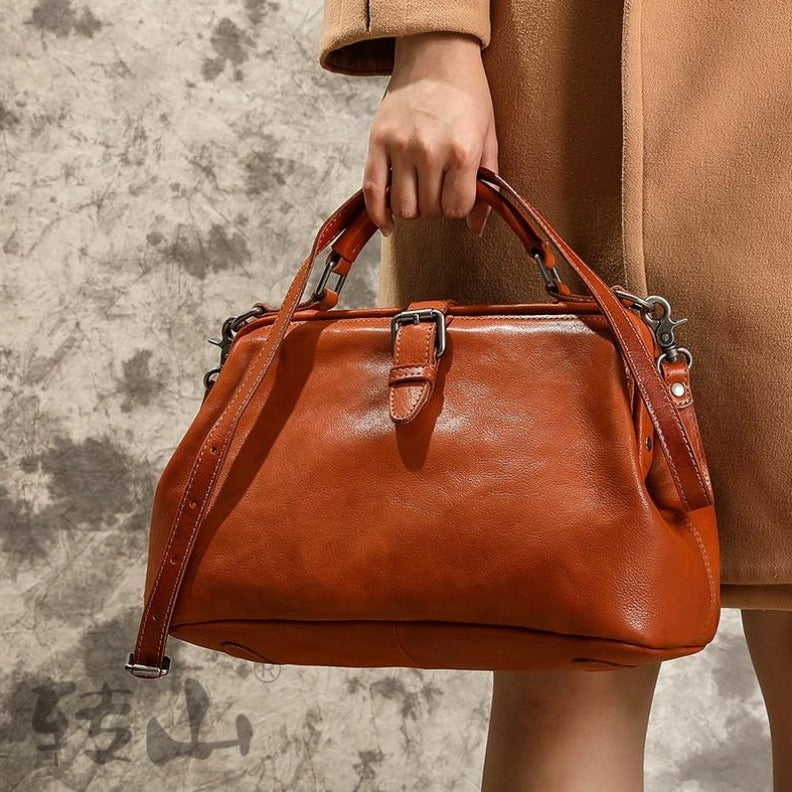 Sac à main en cuir authentique pour femmes