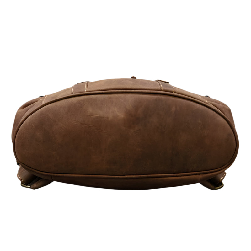 Sac à dos en cuir spacieux
