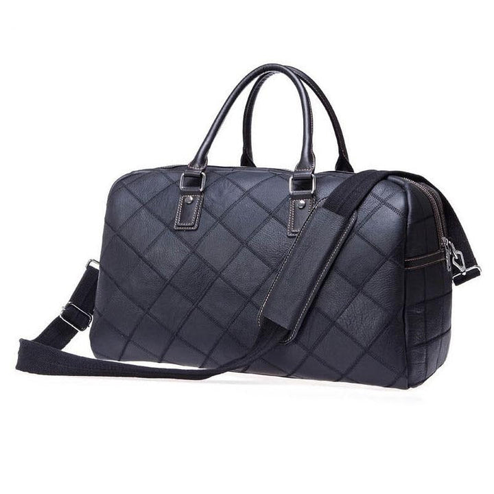 Sac de Voyage Unisexe en Cuir Souple Authentique