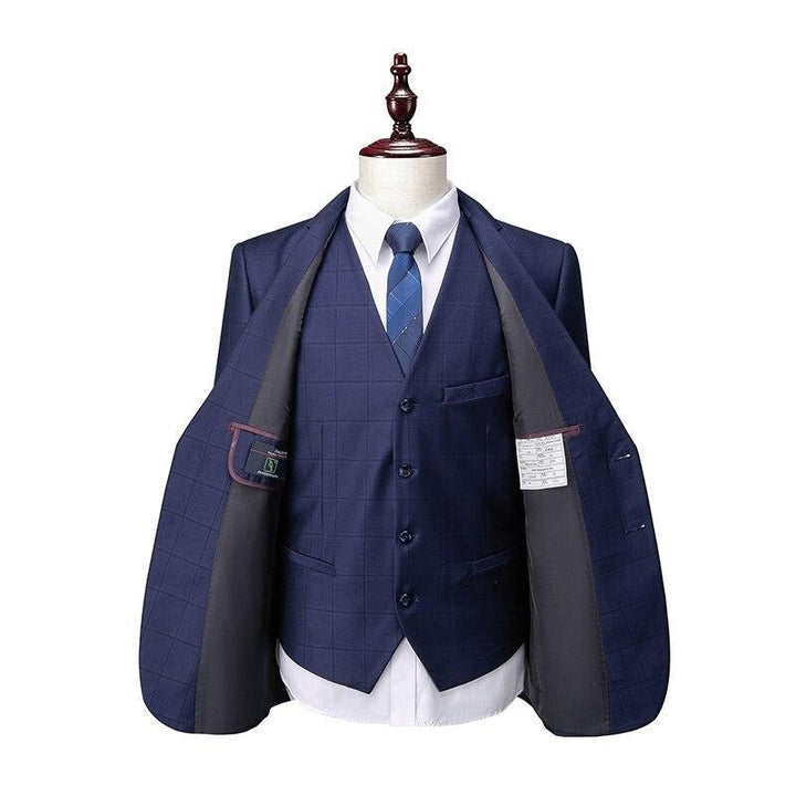 Costume trois pièces Shelby à carreaux