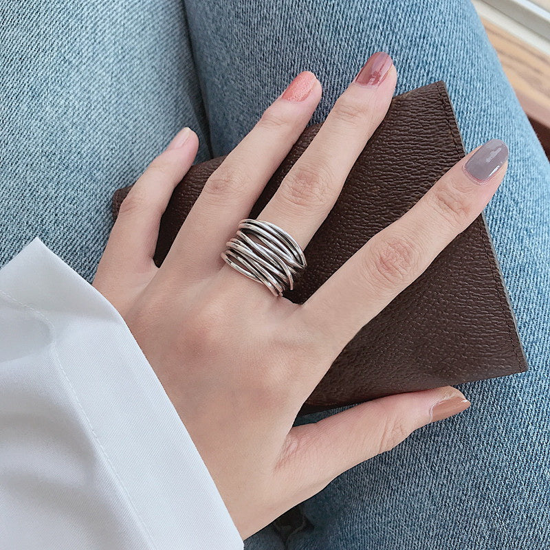 Luna™ | Bague Superposée Ajustable Élégante