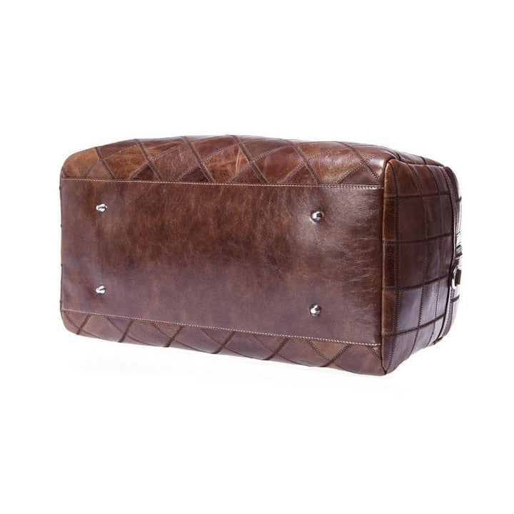 Sac de Voyage Unisexe en Cuir Souple Authentique