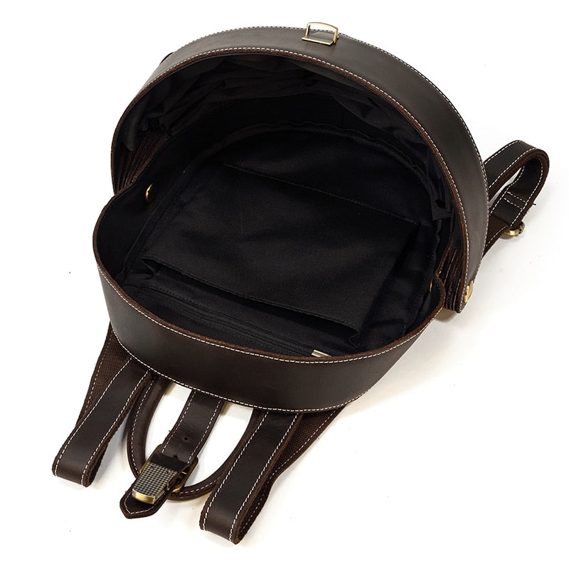 Sac à dos en cuir style coccinelle pour femmes