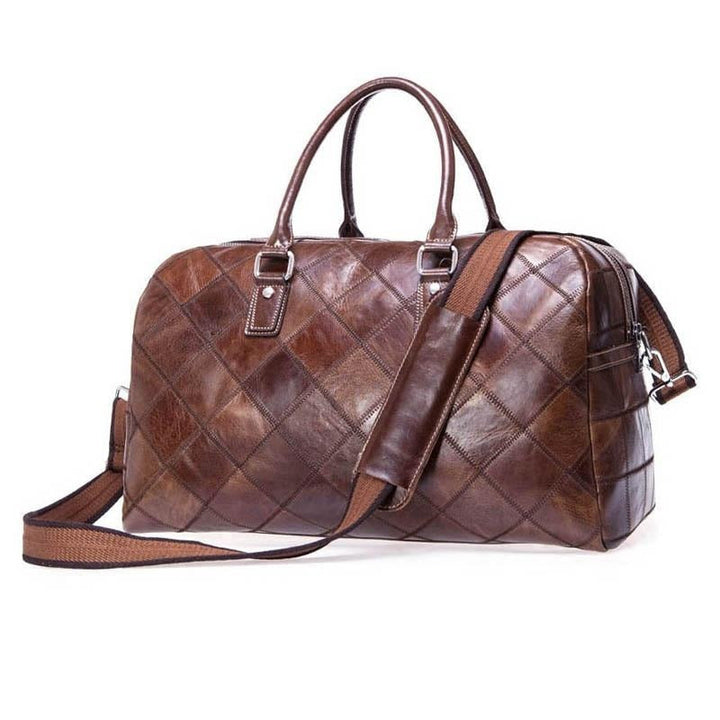 Sac de Voyage Unisexe en Cuir Souple Authentique