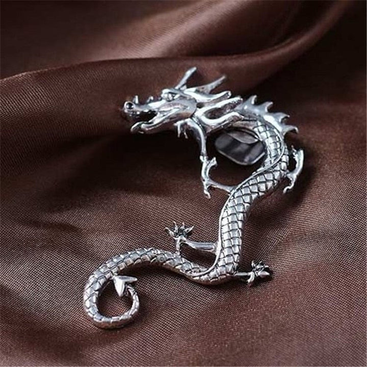 Luna™ | Boucles d'oreilles Dragon Élégantes en Argent