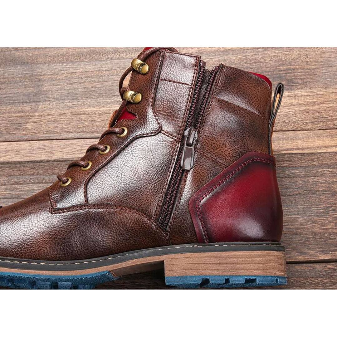 Aaron | Bottes Oxford en cuir haut de gamme fabriquées à la main