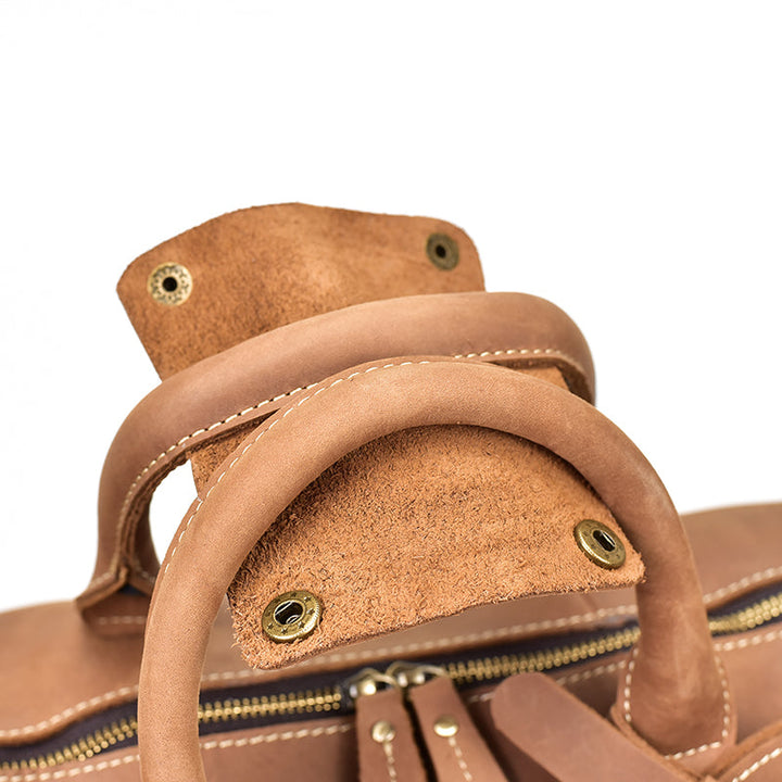 Sac de voyage en cuir Crazy Horse vintage Heritage pour hommes