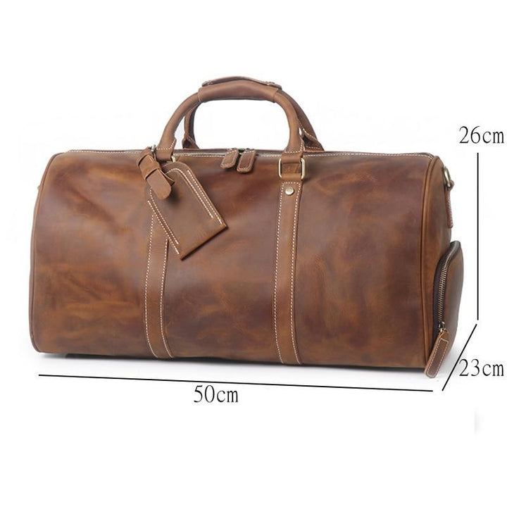 Sac de voyage en cuir authentique