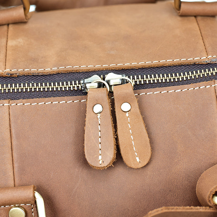Sac de voyage en cuir Crazy Horse vintage Heritage pour hommes