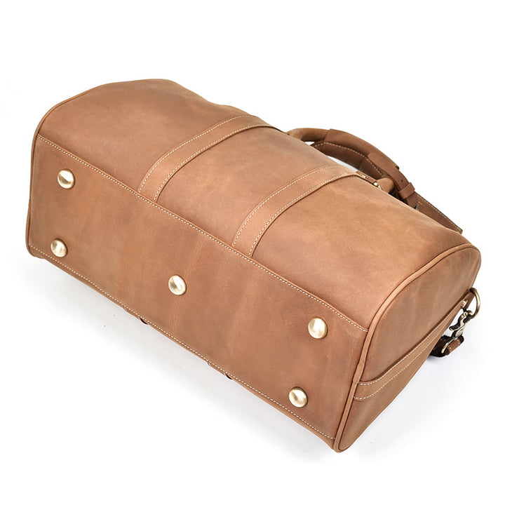 Sac de voyage en cuir Crazy Horse vintage Heritage pour hommes