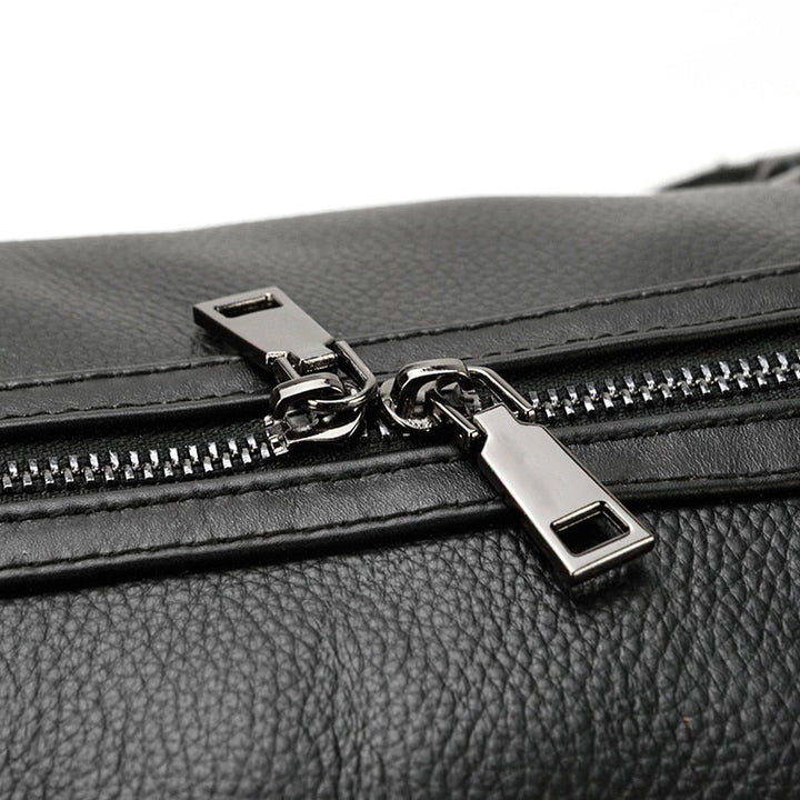 Sac de voyage en cuir véritable luxueux et doux