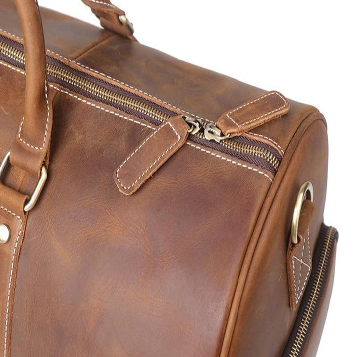 Sac de voyage en cuir authentique