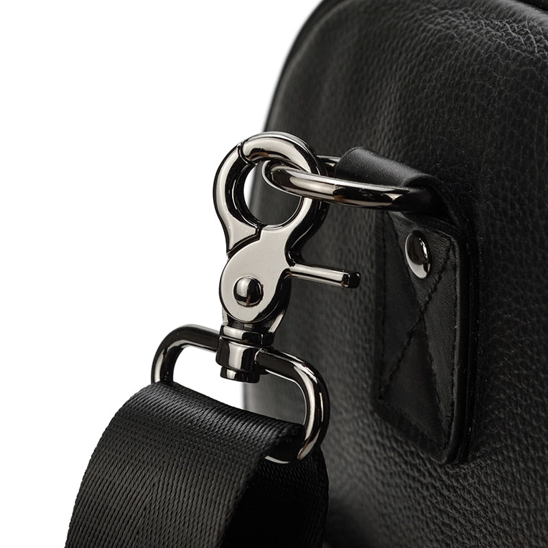 Sac de voyage en cuir véritable luxueux et doux