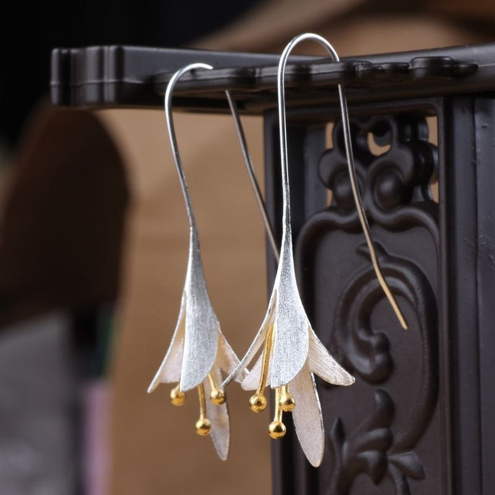 Lucia™ | Boucles d'oreilles Fleurs Élégantes en Argent