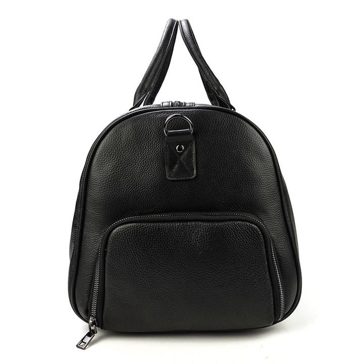 Sac de voyage en cuir véritable luxueux et doux