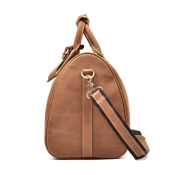 Sac de voyage en cuir Crazy Horse vintage Heritage pour hommes