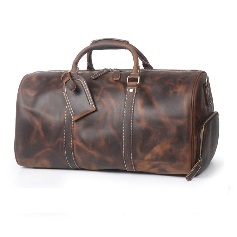 Sac de voyage en cuir authentique