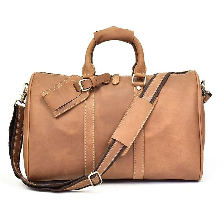 Sac de voyage en cuir Crazy Horse vintage Heritage pour hommes