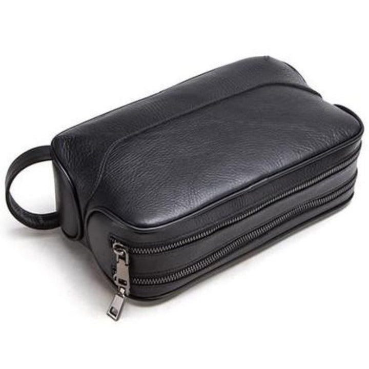 Trousse de Toilette en Cuir Crazy Horse