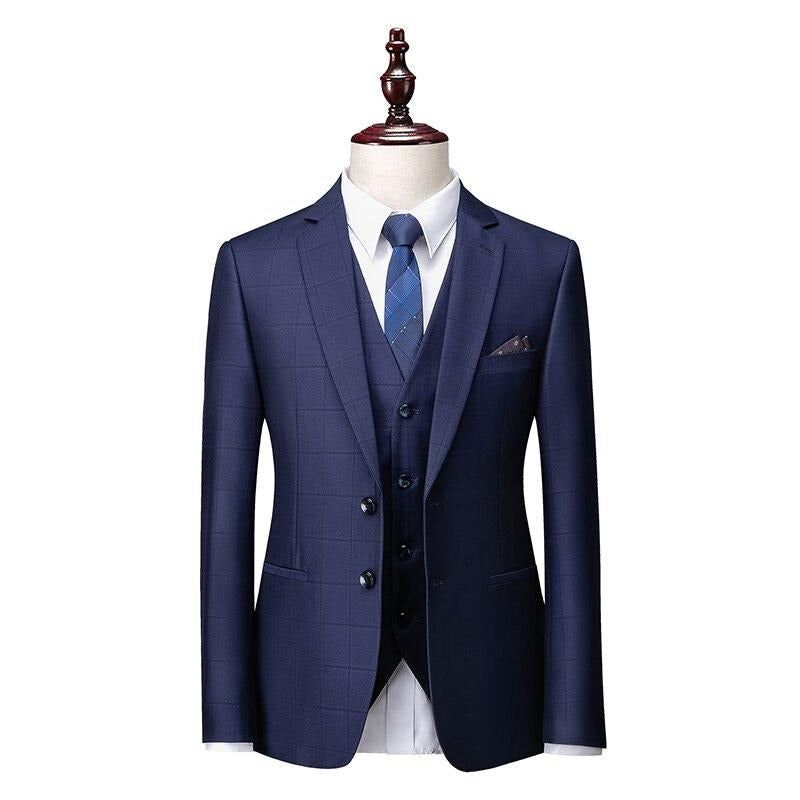 Costume trois pièces Shelby à carreaux