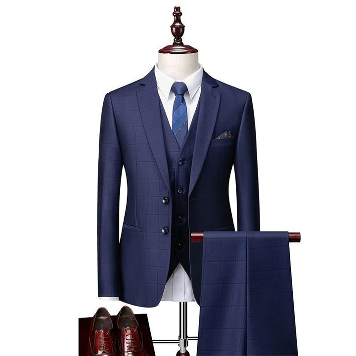 Costume trois pièces Shelby à carreaux