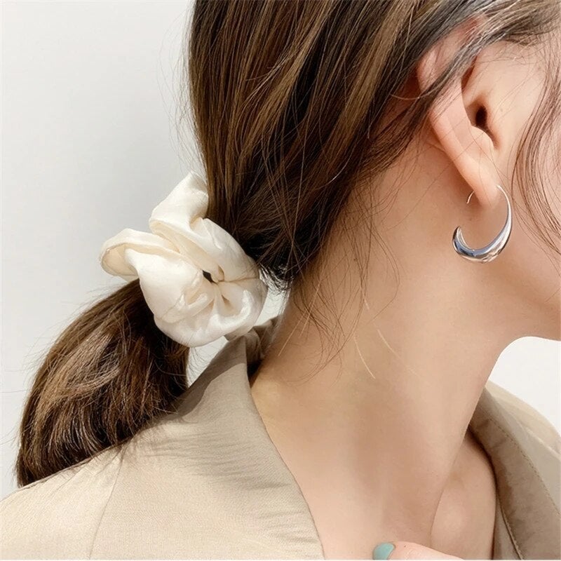 Lucia™ | Boucles d'oreilles luxueuses en or et argent ornées de pierres précieuses