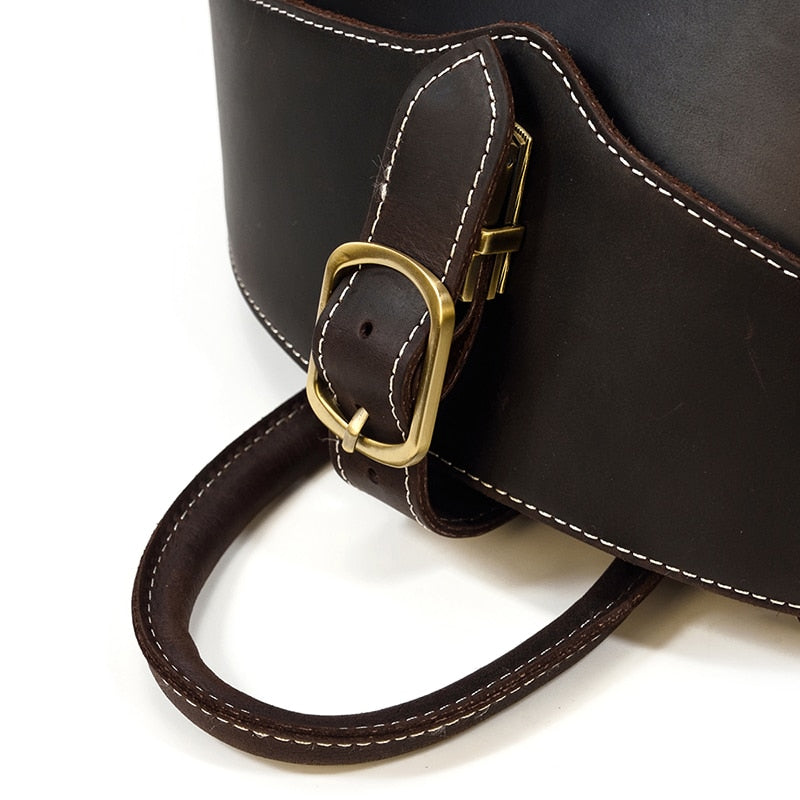 Sac à dos en cuir style coccinelle pour femmes