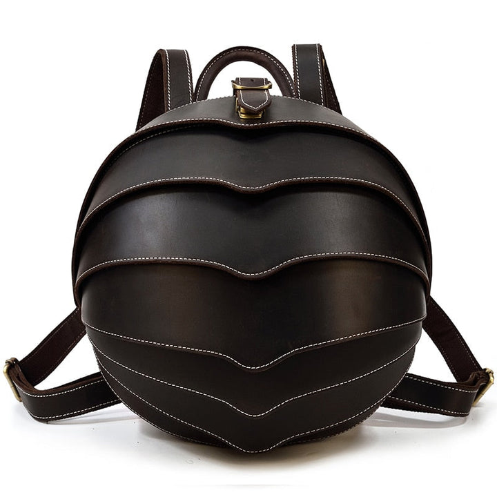 Sac à dos en cuir style coccinelle pour femmes