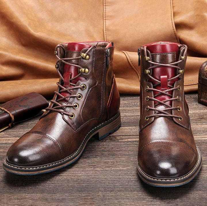 Aaron | Bottes Oxford en cuir haut de gamme fabriquées à la main
