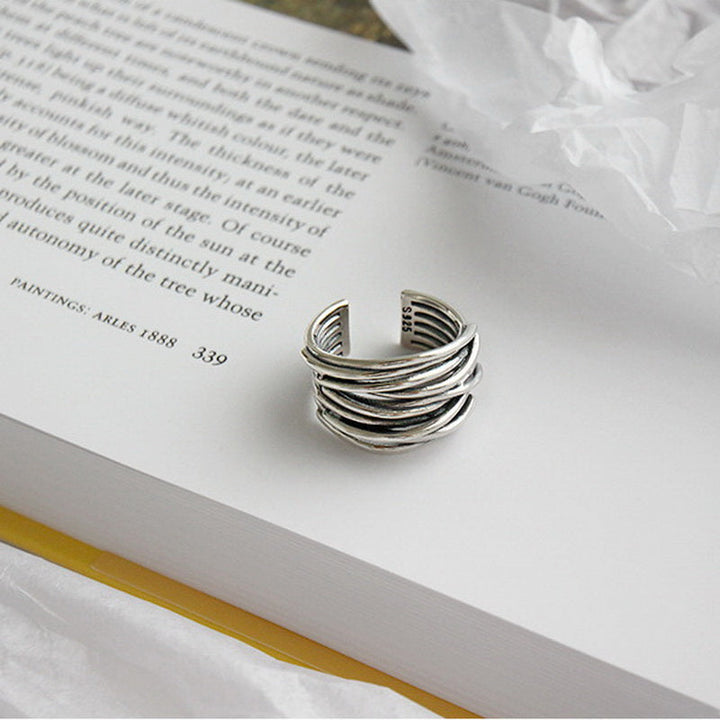 Luna™ | Bague Ajustable Élégante à Couches