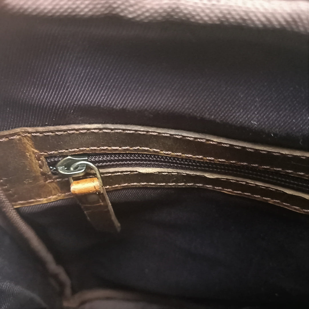Sac à main pour femmes en cuir marron