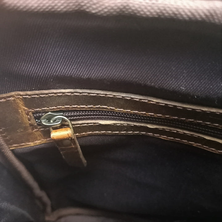 Sac à main pour femmes en cuir marron
