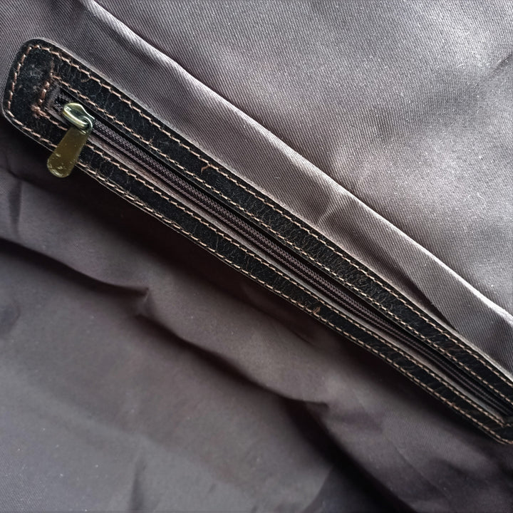 Sac de voyage en cuir à cire dure
