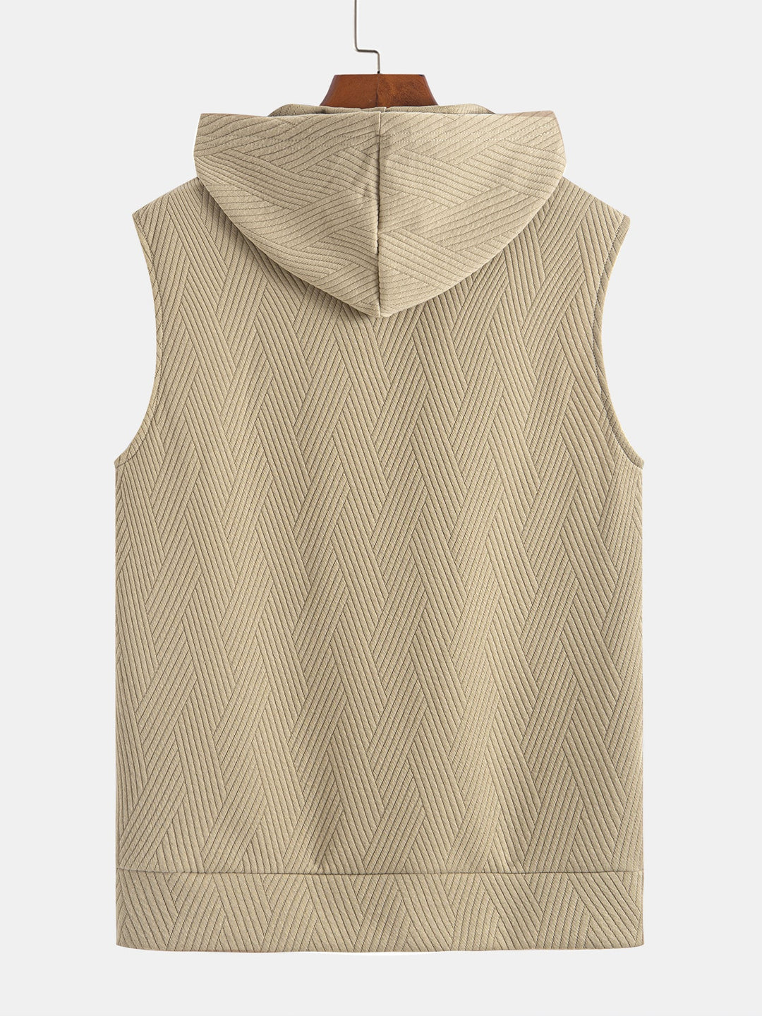Sweat à capuche sans manches en jacquard rayé <tc>T-Shirt</tc> &amp; Shorts