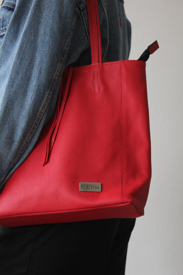 Portefeuille rouge style Florence