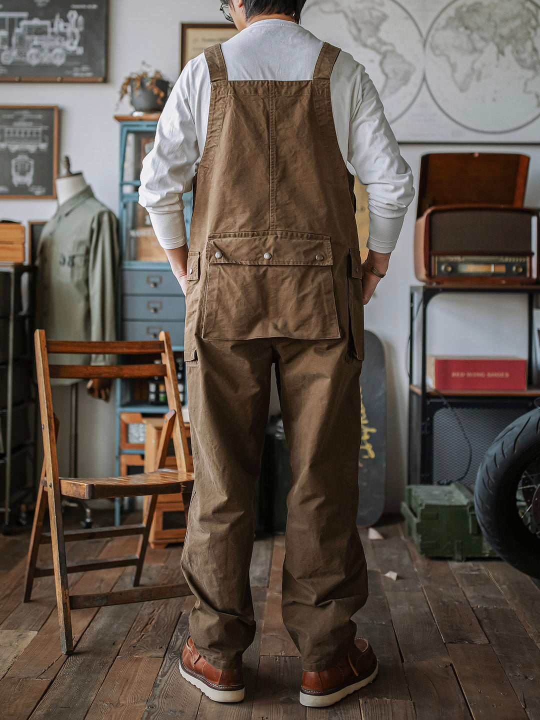 Victor™ | Salopette beige élégante